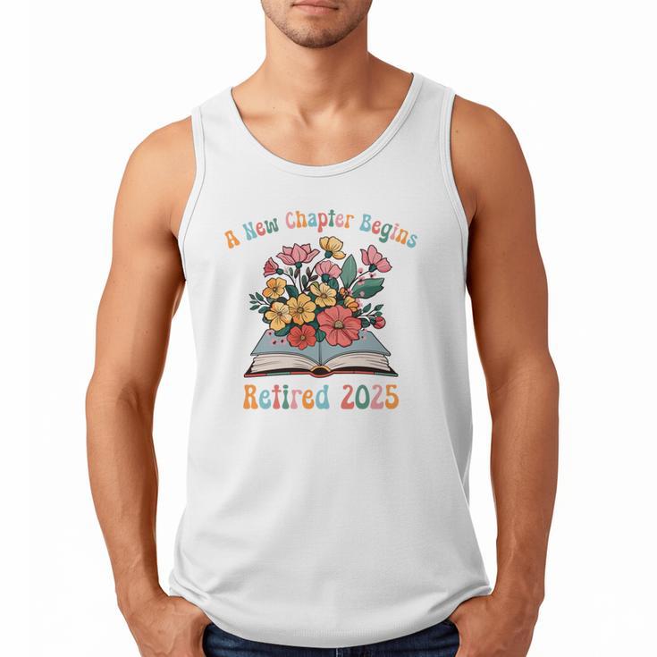 Floral Book Officially Retired 2025 A New Chapter Begins Men Tank Top