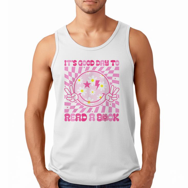 It's Good Day To Read Book Library Reading Lovers Men Tank Top
