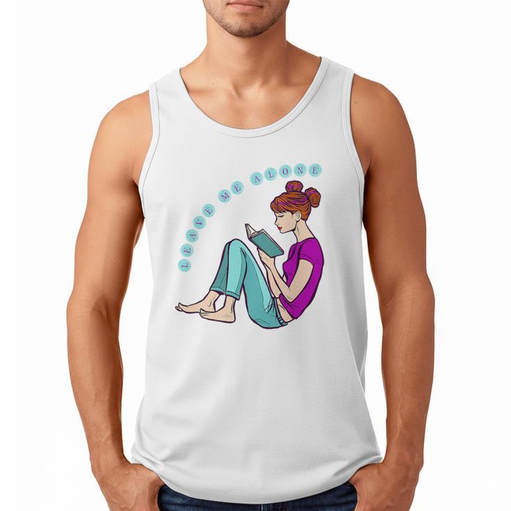 Leave Me Alone I'm Reading a Book For Bookworms Premium Tri-Blend Men Tank Top