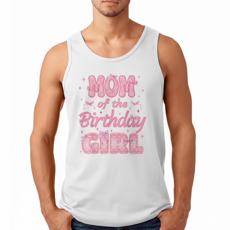 Mom And Dad Of The Birthday Girl Coquette Family Matching Men Tank Top