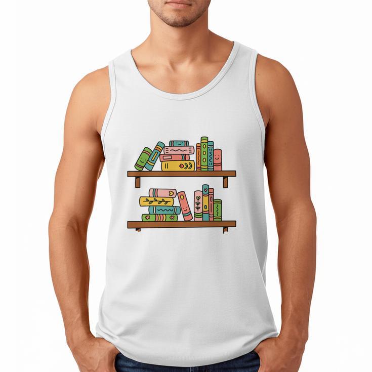 I Have NO Shelf Control Book Lover Men Tank Top