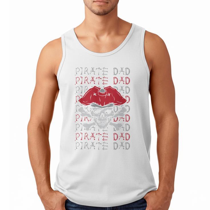 Pirate Dad Skull And Crossbones Tampa Gasparilla Captain Men Tank Top