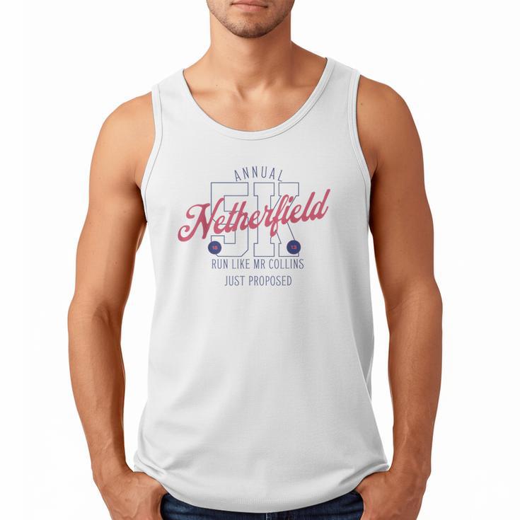 Pride And Prejudice Run Like Mr Collins Just Proposed Book Men Tank Top
