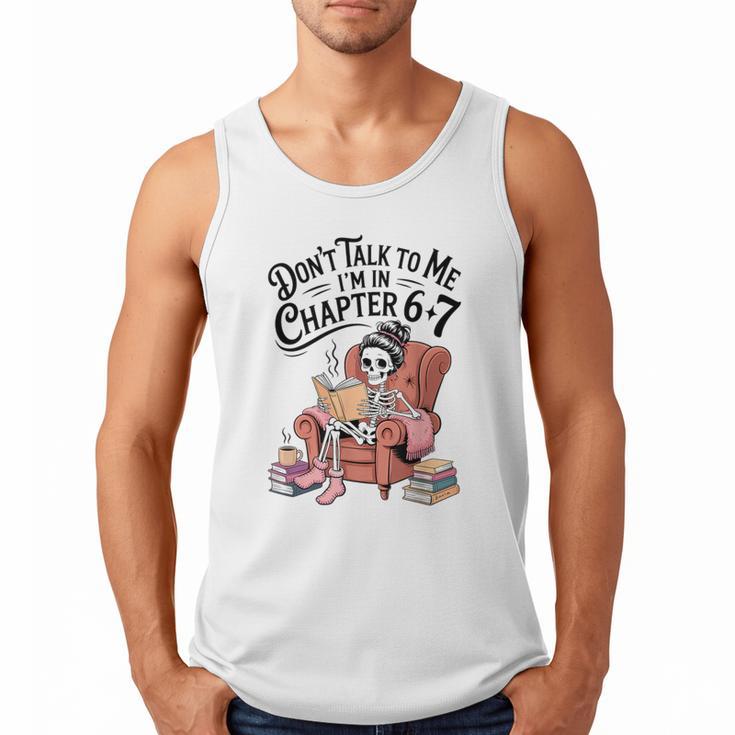 Reading 67 Six Seven Meme English Teacher Book Lover Men Tank Top