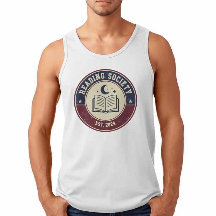 Reading Society Est 2024 Vintage Book Club Men Tank Top