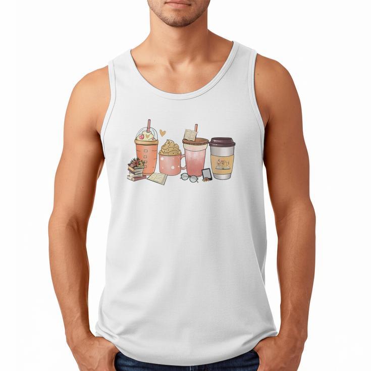 Reading Tea Coffee And Books Men Tank Top