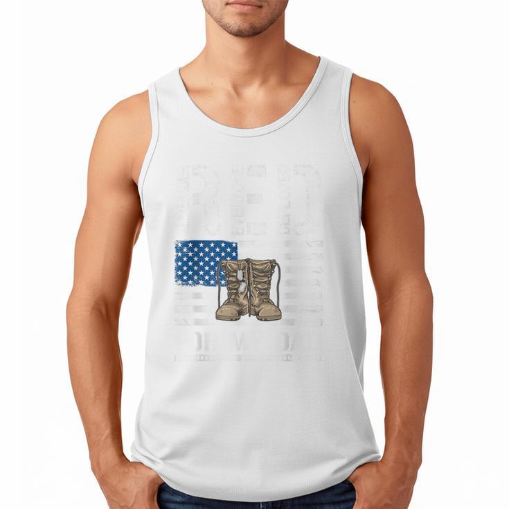 RED Friday For My Dad Military Veteran Deployed Men Tank Top