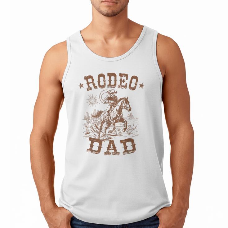 Rodeo Dad Western Cowboy Daddy Family Matching Father's Day Men Tank Top