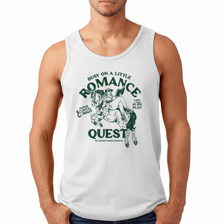 Romance Novel Smut Book Lover Bookish Bibliophile Men Tank Top