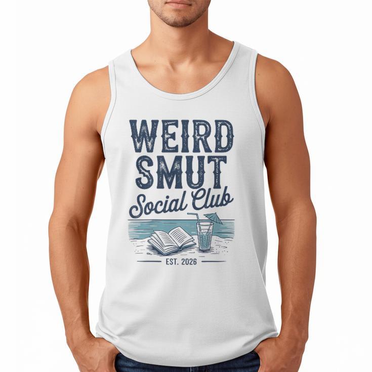 Spicy Romance Book Reader Fan Weird Smut Social Club Men Tank Top