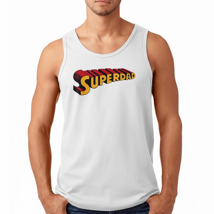 Super Dad Superdad Superhero Dad Men Tank Top