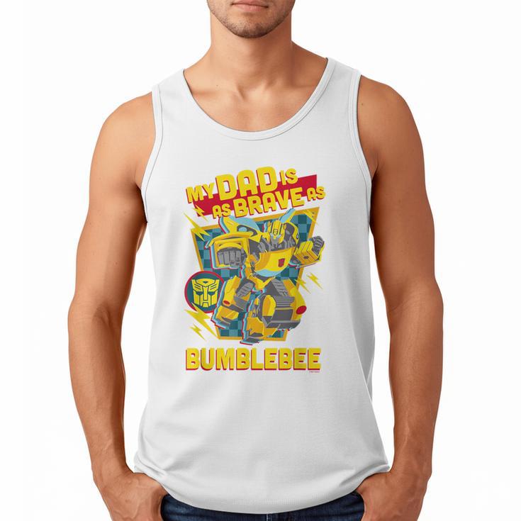Transformers Father's Day Bumblebee My Dad Is Brave Men Tank Top