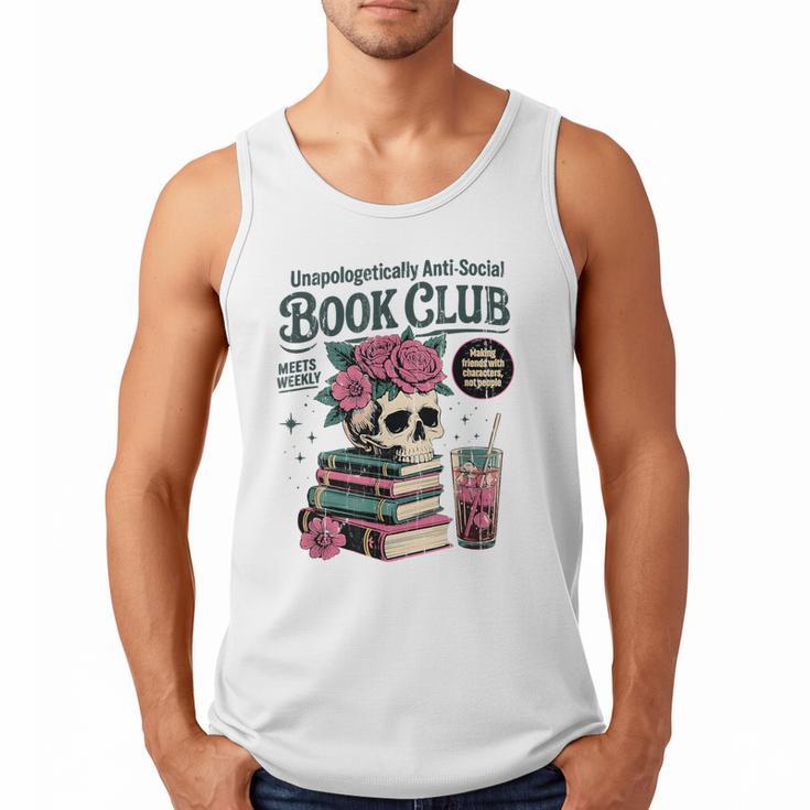 Unapologetically Anti Social Book Club Men Tank Top