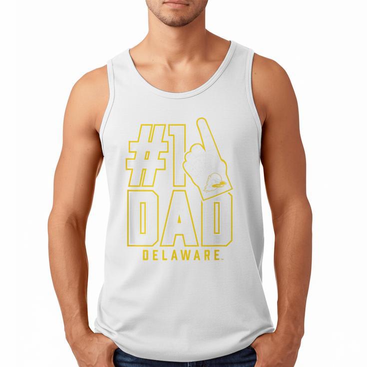 University Of Delaware Blue Hens 1 Dad Men Tank Top