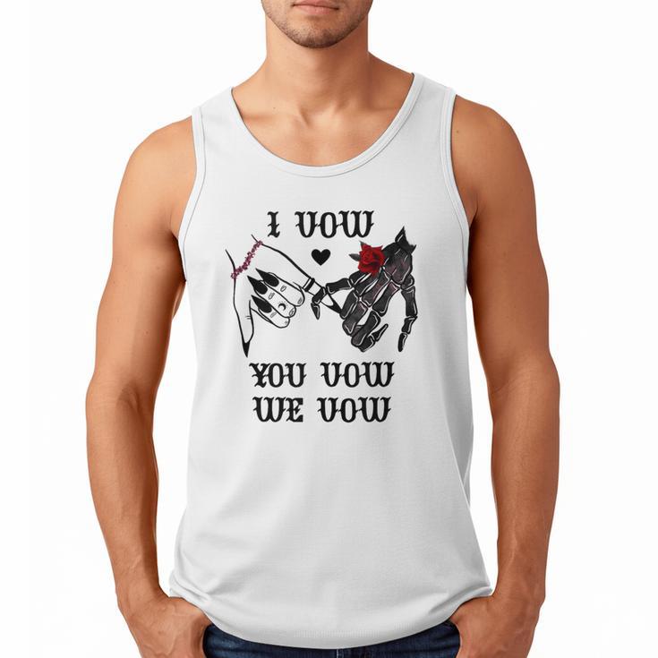 I Vow You Vow We Vow Merch Dark Romance Smutty Book Smutt Men Tank Top
