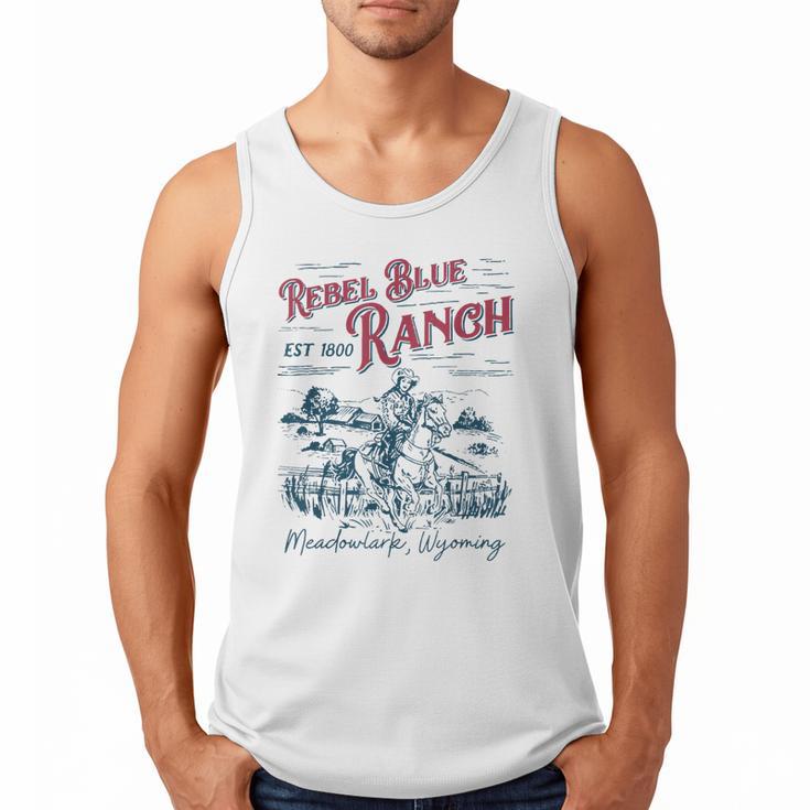Western Book Love Cowboy Reader Bookish Bookworm Cowgirl Men Tank Top