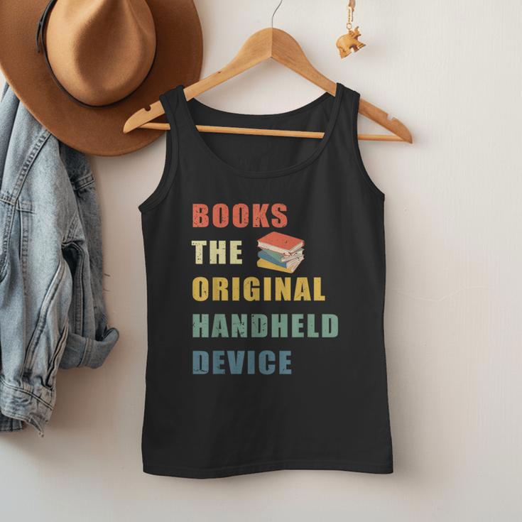 Books The Original Handheld Device Vintage Book Men Tank Top