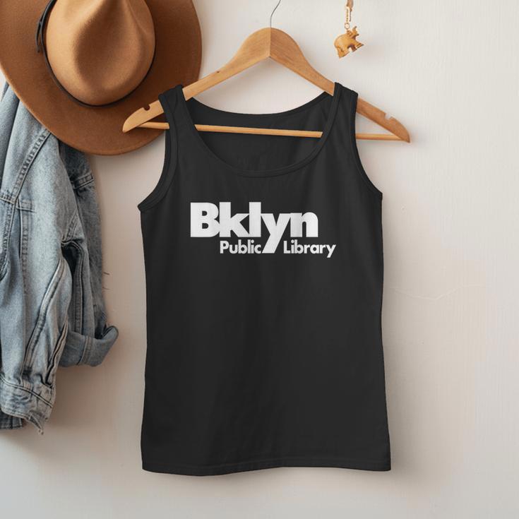Brooklyn Public Library NY New York Neighborhood Book Lover Men Tank Top