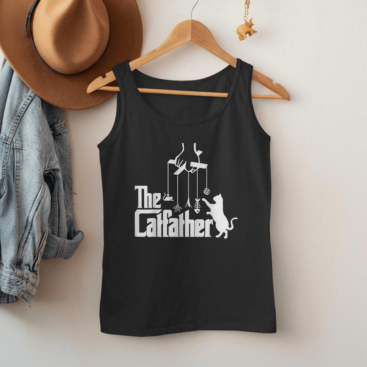 Cat Dad Life The Catfather Fathers Day Vintage Men Tank Top Cat Dad Life The Catfather Fathers Day Vintage Men Tank Top