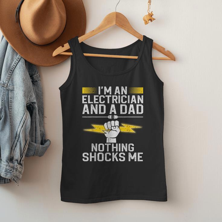 Cool Electrician For Men Dad Professional Electrician Men Tank Top