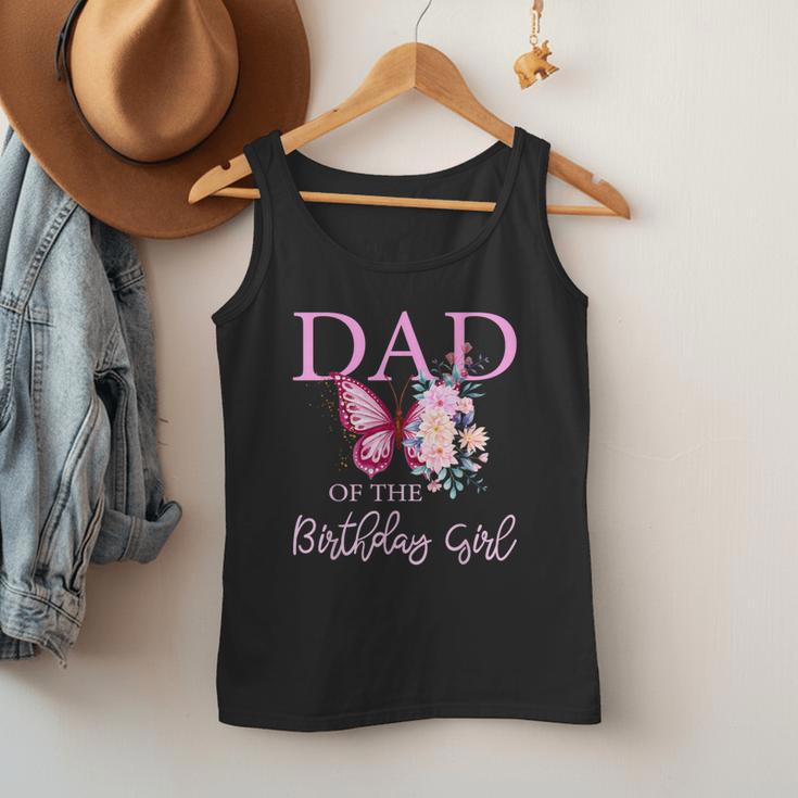 Dad 1st First Birthday Matching Family Butterfly Floral Men Tank Top Dad 1st First Birthday Matching Family Butterfly Floral Men Tank Top