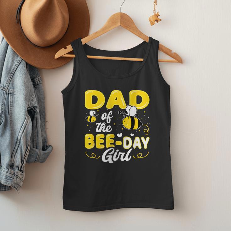 Dad Of The Bee Day Girl Hive Party Matching Birthday Sweet Men Tank Top