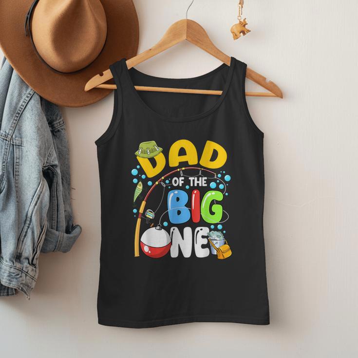 Dad Of The Big One Fishing Birthday Boy Family Party Men Tank Top
