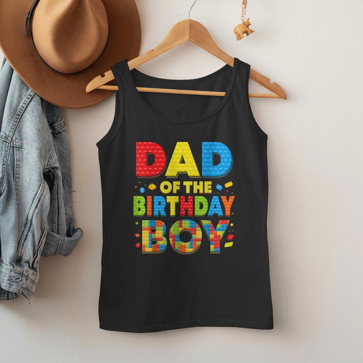 Dad Of The Birthday Boy Building Block Birthday Men Tank Top Dad Of The Birthday Boy Building Block Birthday Men Tank Top