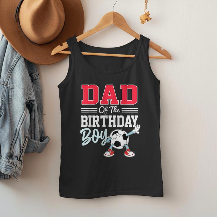 Dad Of The Birthday Boy Shirt Soccer Party Family Daddy Men Tank Top