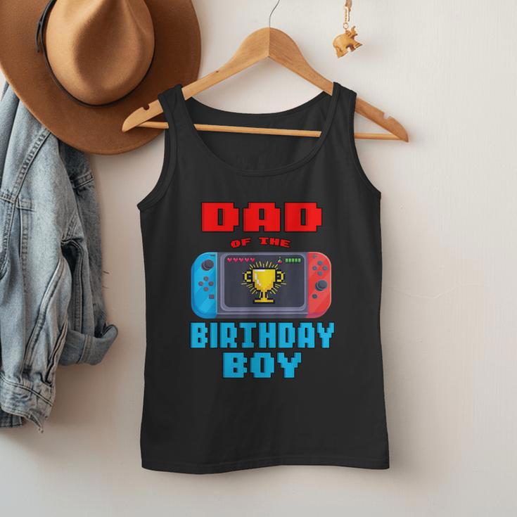 Dad Of The Birthday Boy Video Games Theme Bday Matching Men Tank Top