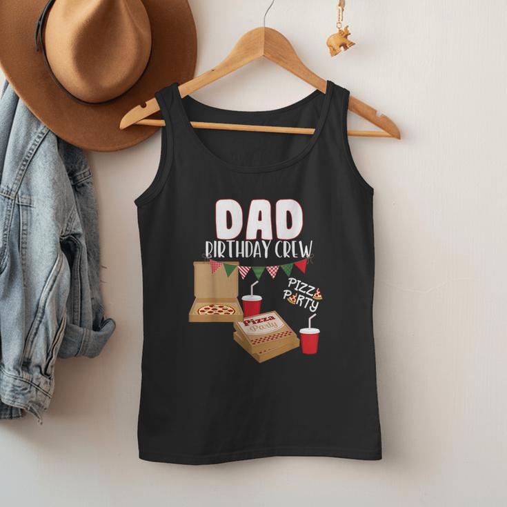Dad Birthday Crew Pizza Theme Birthday Pizza Lover Party Men Tank Top