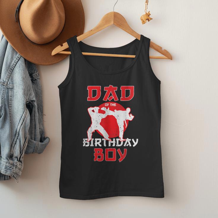 Dad Of The Birthday Karate Taekwondo Boy Martial Arts Men Tank Top