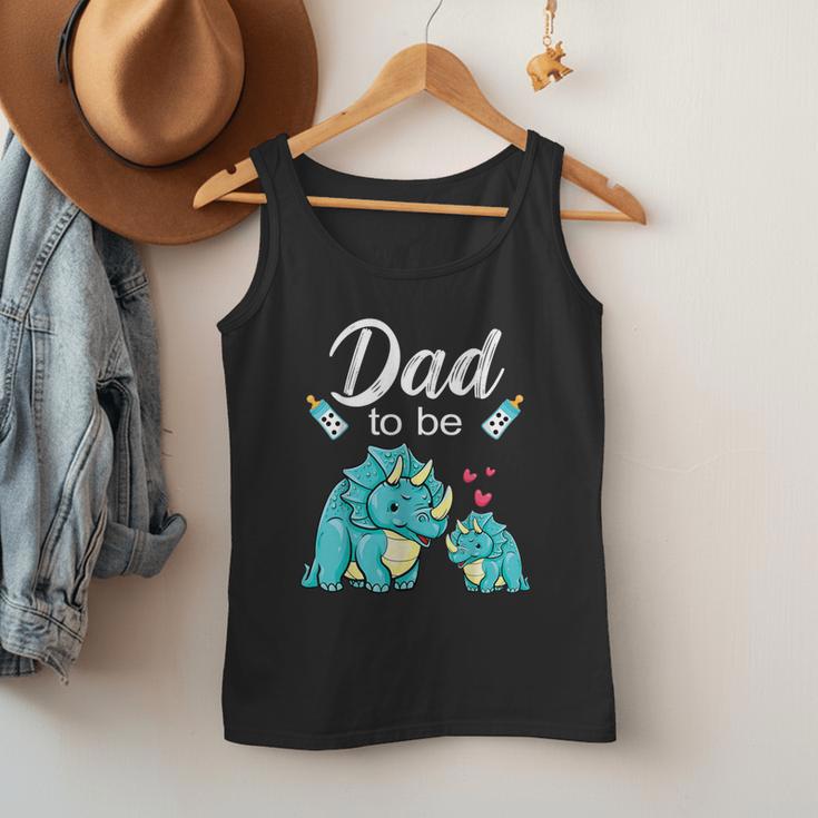 Dad To Be Dinosaur Baby Shower For Boy Men Tank Top Dad To Be Dinosaur Baby Shower For Boy Men Tank Top