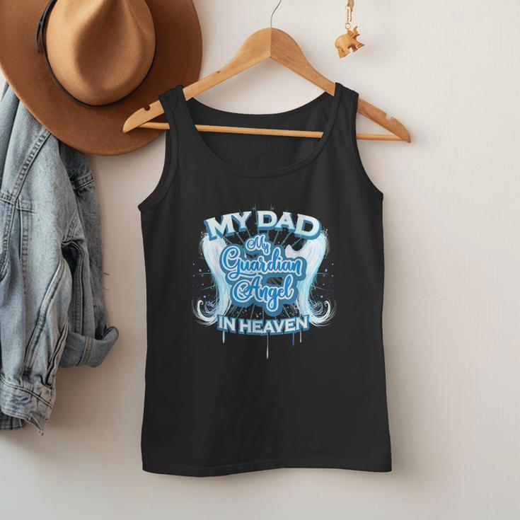 My Dad Is My Guardian Angel In Heaven Loss Father Memorial Men Tank Top