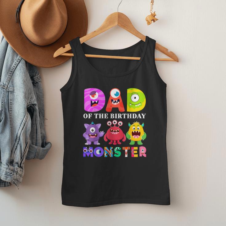 Dad Little Monster Kids 1st Birthday Party Family Monster Small Men Tank Top
