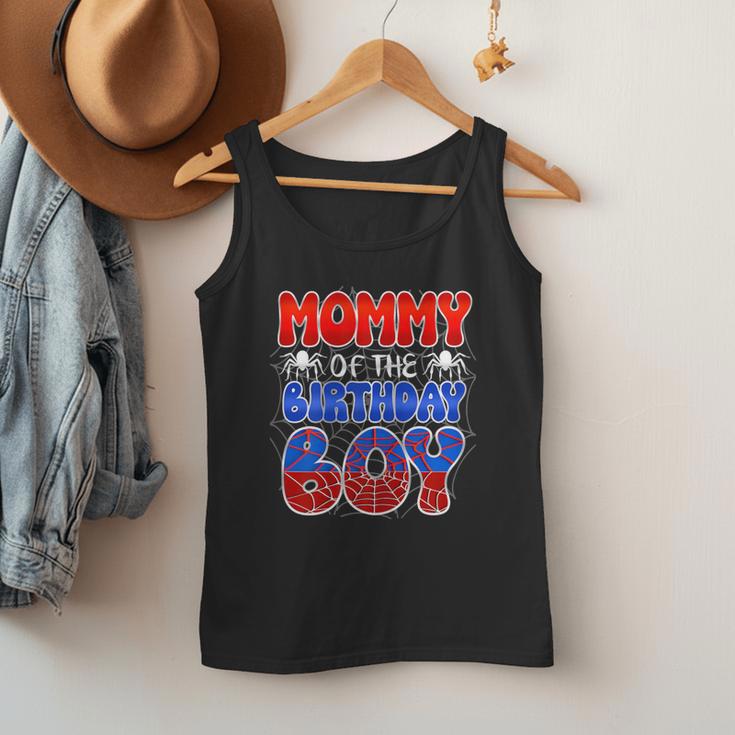 Dad And Mom Mommy Birthday Boy Spider Family Matching Men Tank Top