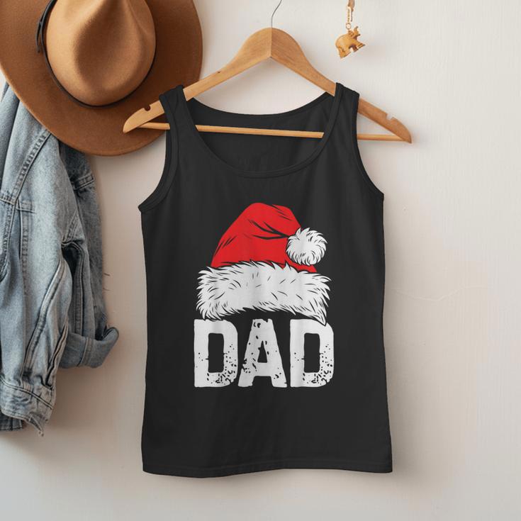 Dad Santa Christmas Family Matching Pajamas Papa Xmas Father Short Sleeve Men Tank Top