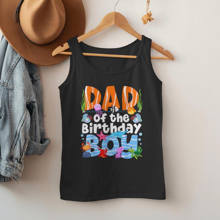 Dad Under Sea Birthday Party Boys Ocean Sea Animals Themed Men Tank Top Dad Under Sea Birthday Party Boys Ocean Sea Animals Themed Men Tank Top