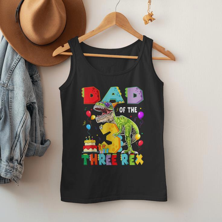 Dad Of The Three Rex 3Rd Birthday Boy Dinosaur T-Rex Men Tank Top Dad Of The Three Rex 3Rd Birthday Boy Dinosaur T-Rex Men Tank Top