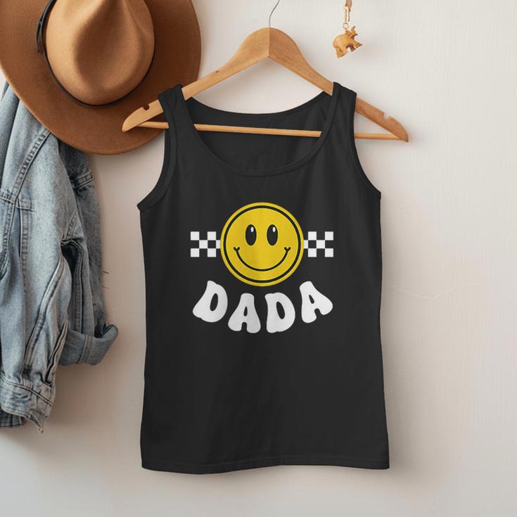 Dada One Happy Dude Birthday Theme 1st Family Matching Mom Men Tank Top