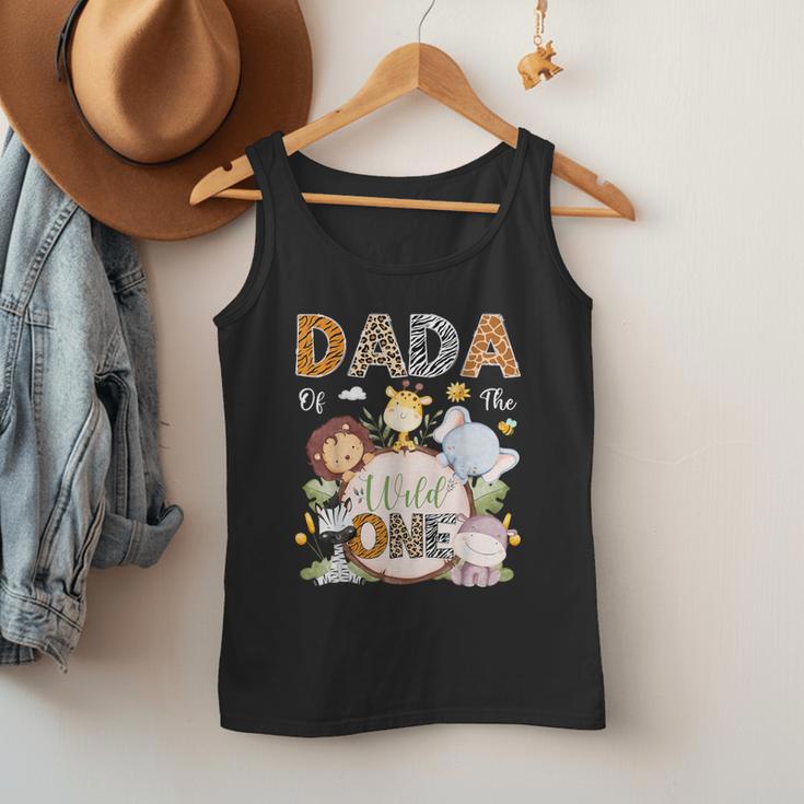 Dada Of The Wild One 1St Birthday Safari Jungle Animals Men Tank Top