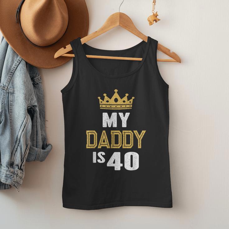 My Daddy Is 40 Years Old 40th Dad's Birthday For Him Men Tank Top
