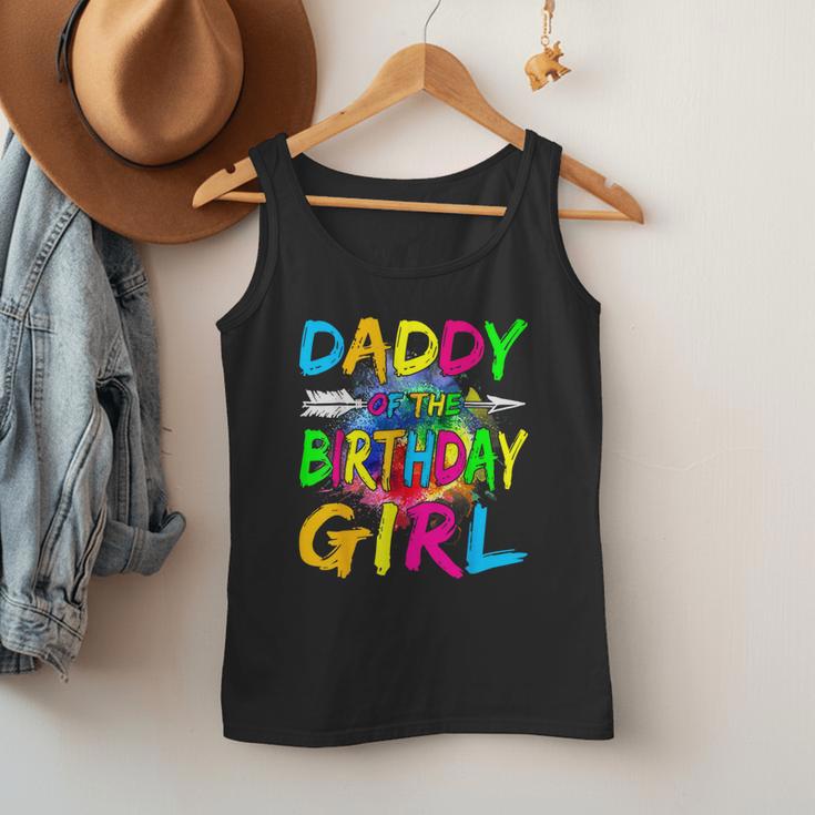 Daddy Of The Birthday Girl Retro 80's Party Men Tank Top