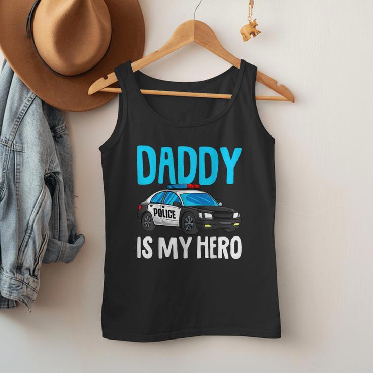 Daddy Is My Hero Police Toddler Police Officer Cop Boys Kids Men Tank Top