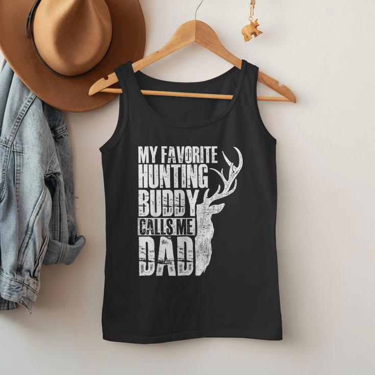 My Favorite Hunting Buddy Calls Me Dad Deer Animal Hunter Men Tank Top
