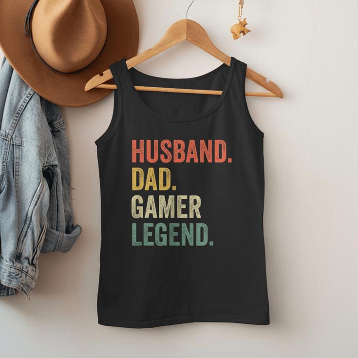 Gamer Husband Dad Video Game Legend Father's Day Men Tank Top