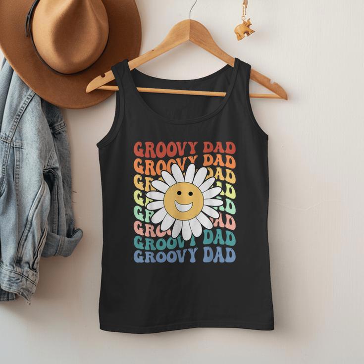 Groovy Dad Matching Outfit Fathers Day Family Retro Vintage Men Tank Top