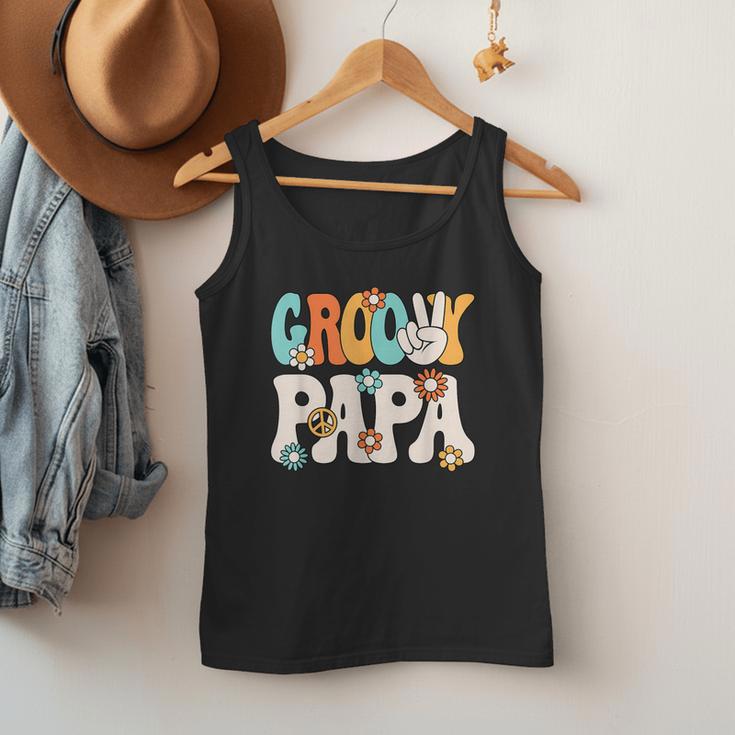 Groovy Papa Dad Retro Hippie 60s 70s Party Outfit Men Men Tank Top Groovy Papa Dad Retro Hippie 60s 70s Party Outfit Men Men Tank Top