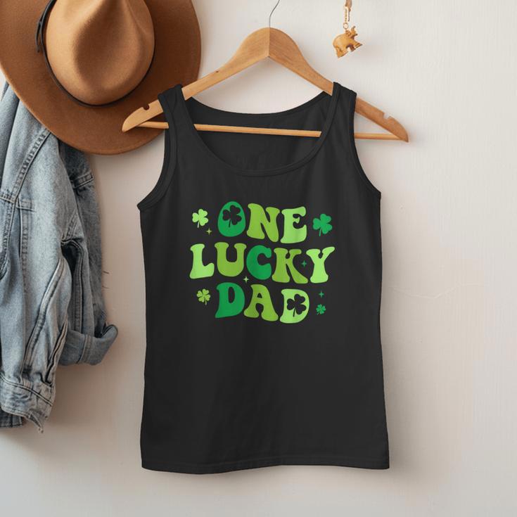 Groovy St Patrick's Day Apparel One Lucky Dad Shirt Small Modern Groovy St Patrick's Day Shirt Men Tank Top