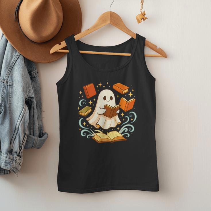Halloween Cute Ghost Shirt Reading Books Ghost Men Tank Top Halloween Cute Ghost Shirt Reading Books Ghost Men Tank Top